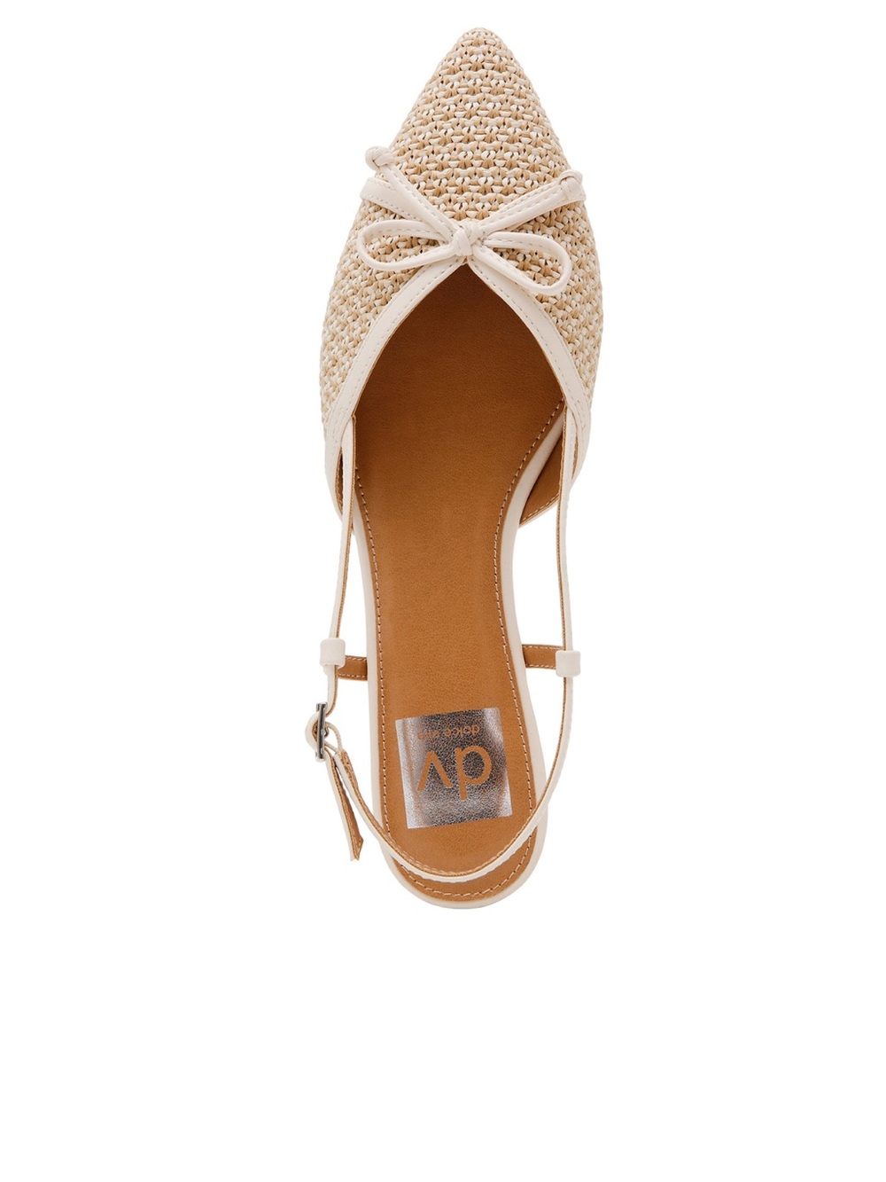 Dolce Vita Raffia slingback Flats Sz- 7 - Picture 6 of 13